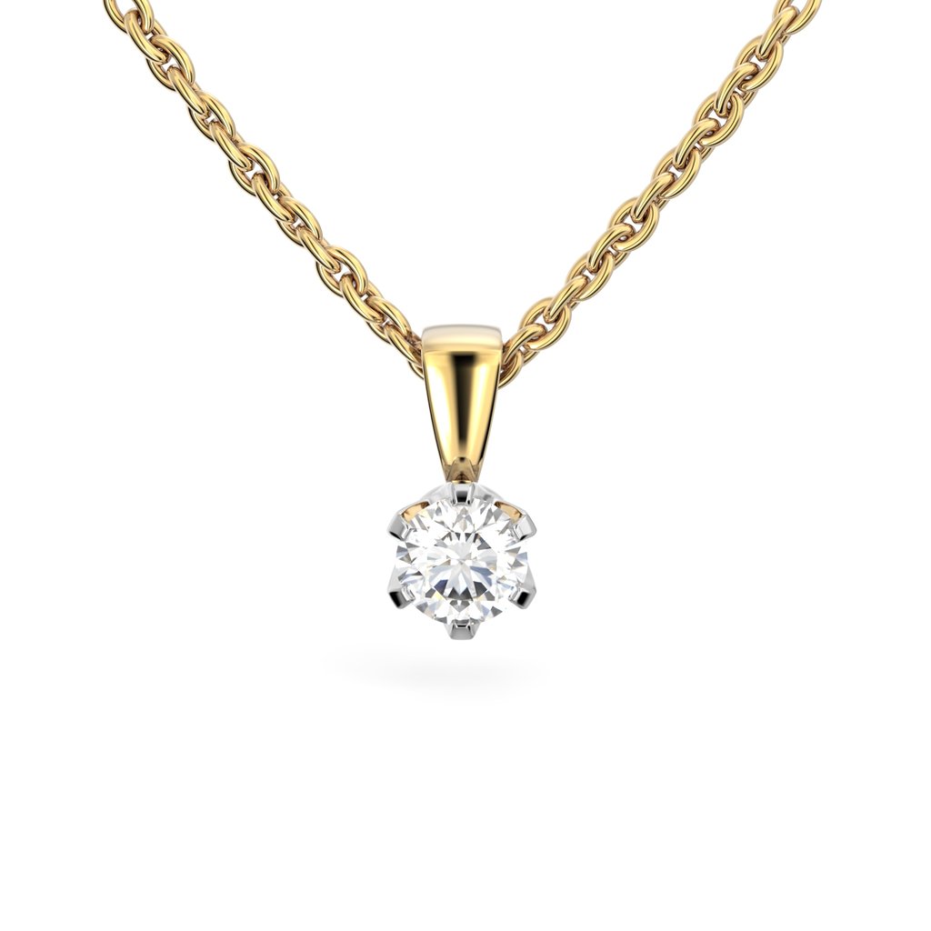 Festive Timanttiriipus Classic 0,50 ct Keltakulta 14K