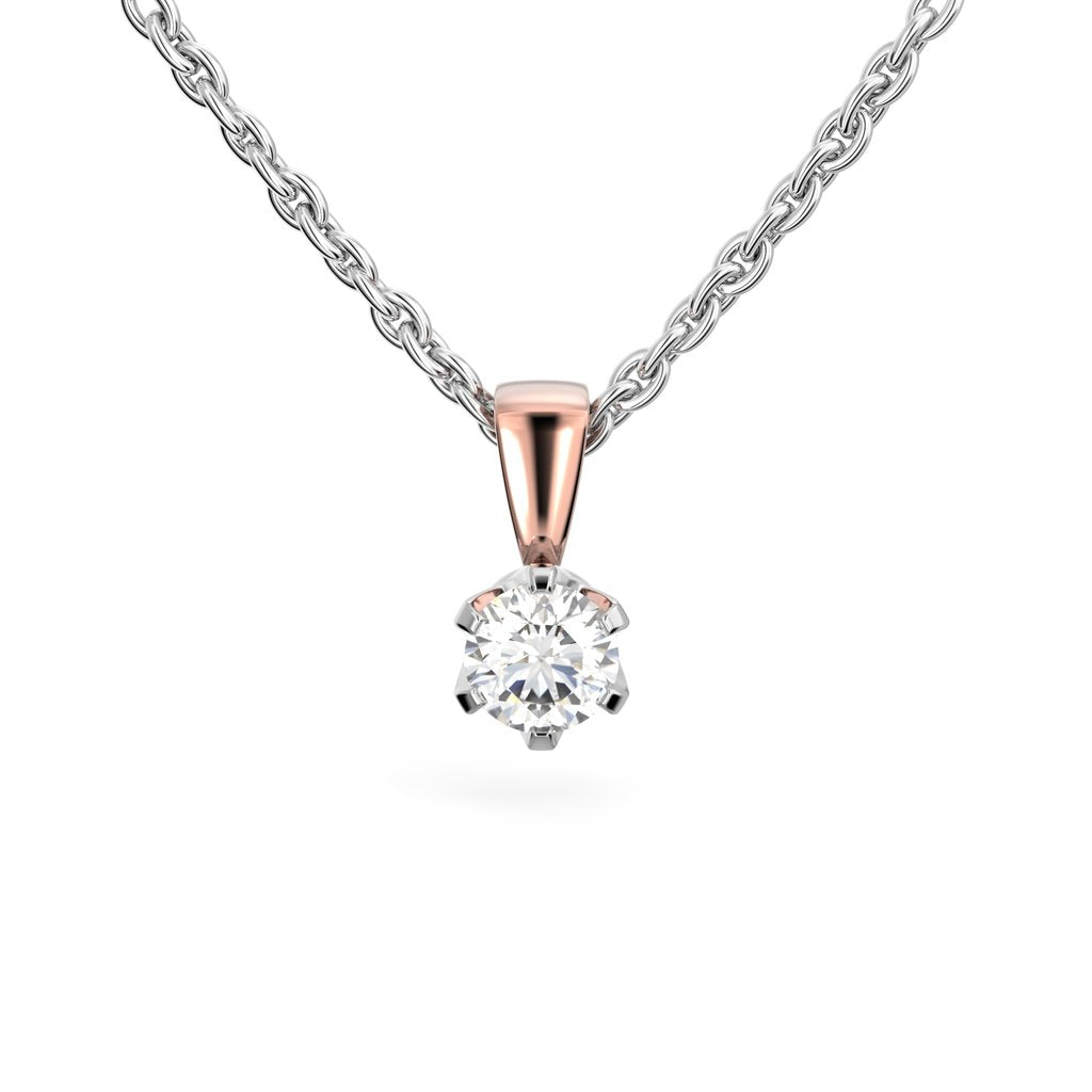 Festive Timanttiriipus Classic 0,50 ct Punakulta 14K