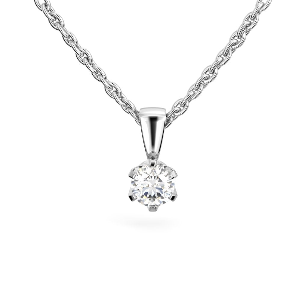 Festive Timanttiriipus Classic 0,50 ct Valkokulta 14K