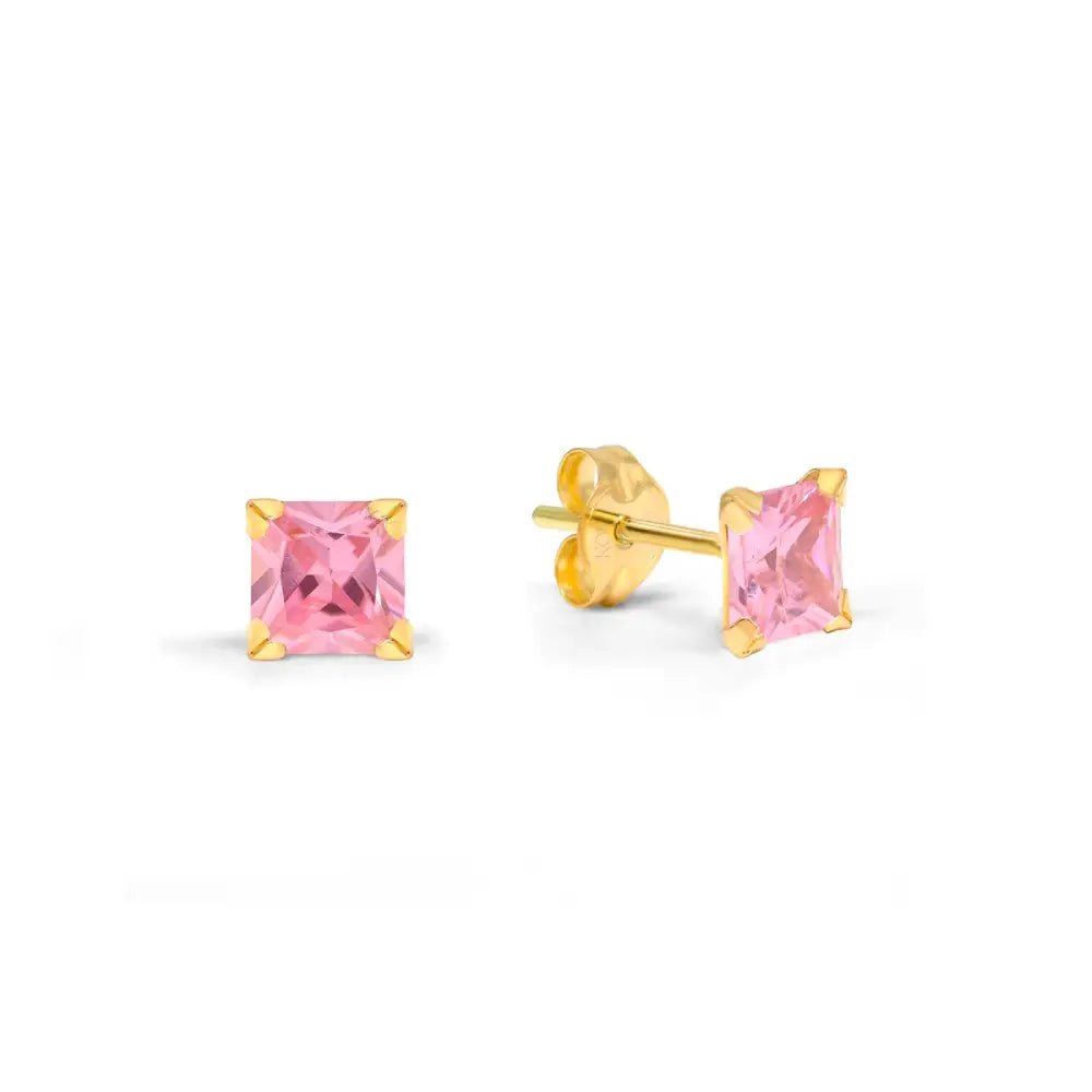 Kultakorvakorut pinkki zirkonia 134751pink Korutuote