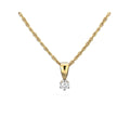 Festive Timanttiriipus Classic 0,05 ct Keltakulta 14K