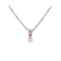 Festive Timanttiriipus Classic 0,05 ct Punakulta 14K