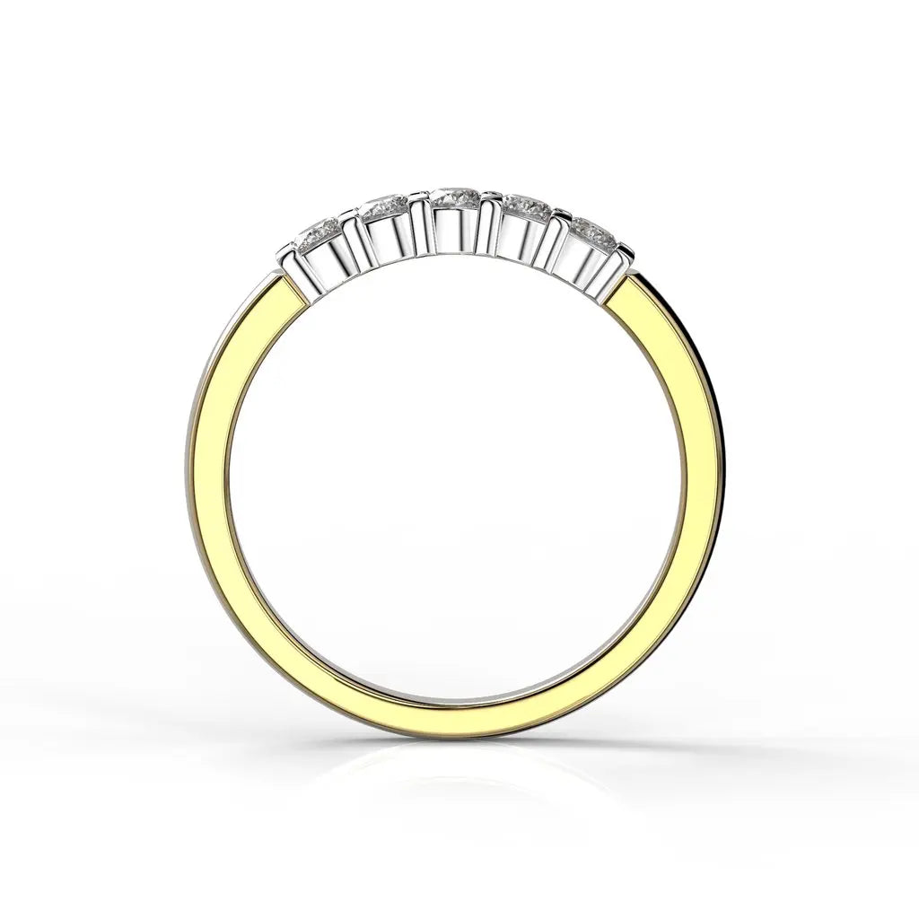 Festive Sophia timanttisormus 0,25 ct keltakulta