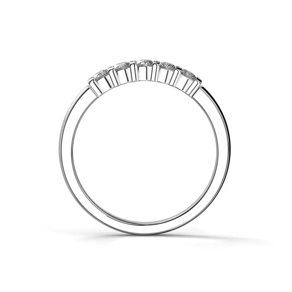 Festive Sophia timanttisormus 0,25 ct valkokulta