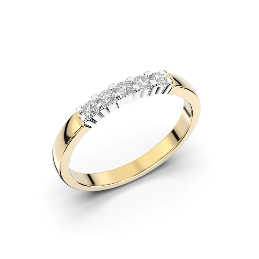 Festive Sophia timanttisormus 0,15 ct keltakulta