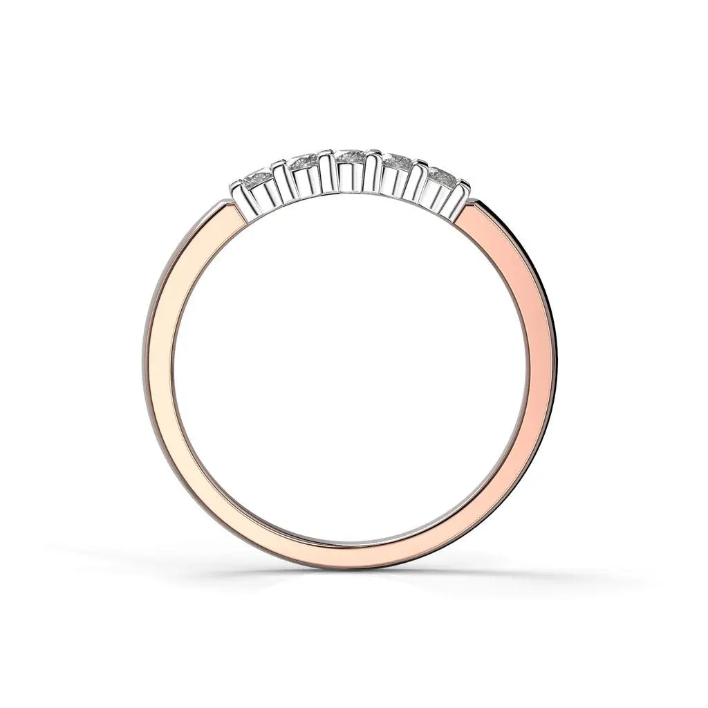 Festive Sophia timanttisormus 0,15 ct punakulta