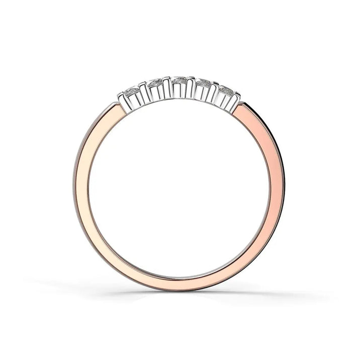 Festive Sophia timanttisormus 0,15 ct punakulta