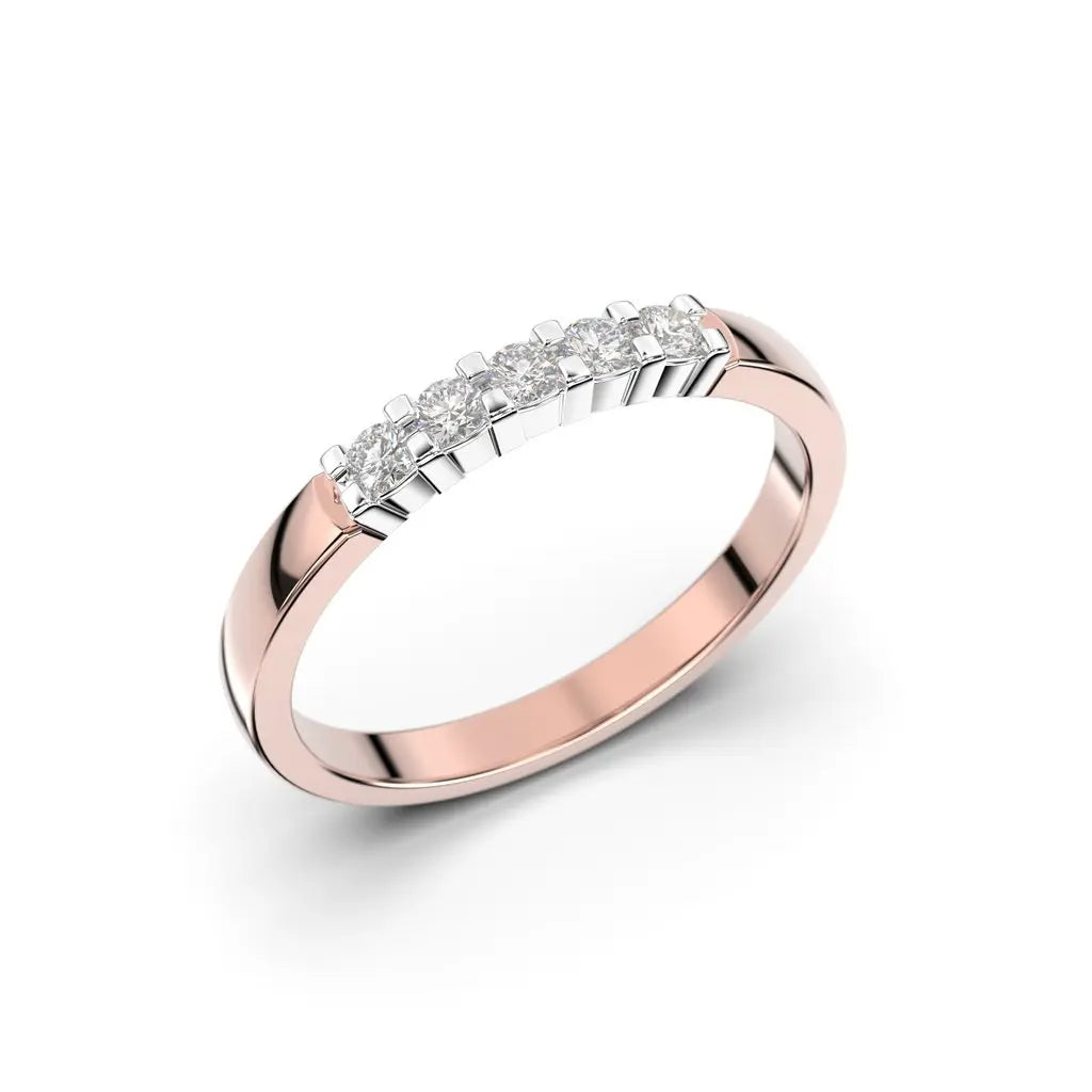 Festive Sophia timanttisormus 0,15 ct punakulta