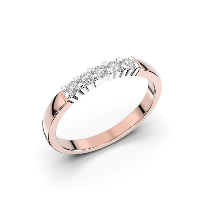 Festive Sophia timanttisormus 0,15 ct punakulta