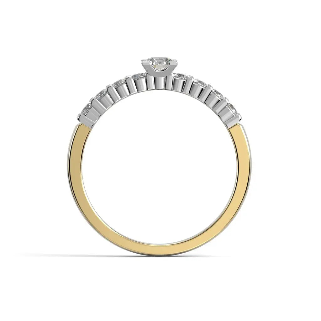 Festive Timanttisormus Sophia 0,45 ct Keltakulta