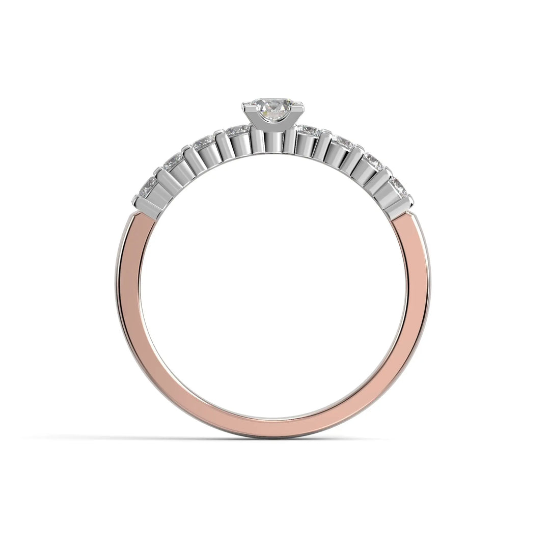 Festive Timanttisormus Sophia 0,45 ct Punakulta