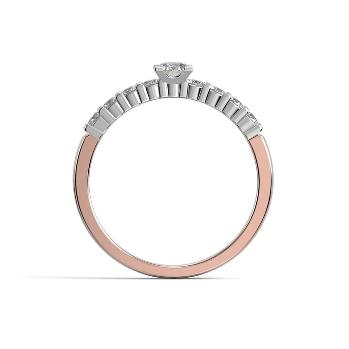 Festive Timanttisormus Sophia 0,45 ct Punakulta