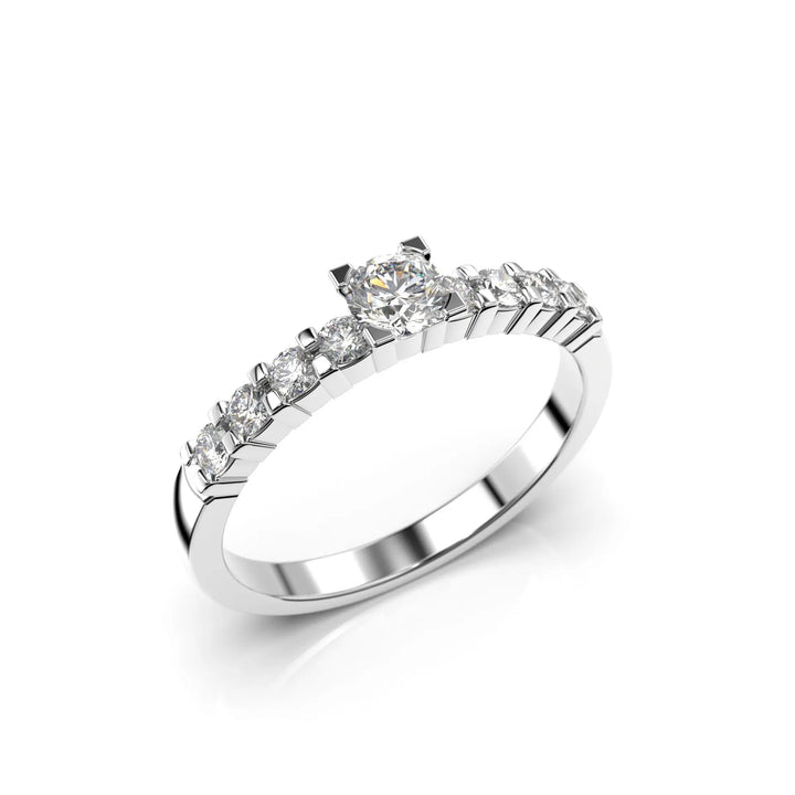 Festive Timanttisormus Sophia 0,45 ct Valkokulta