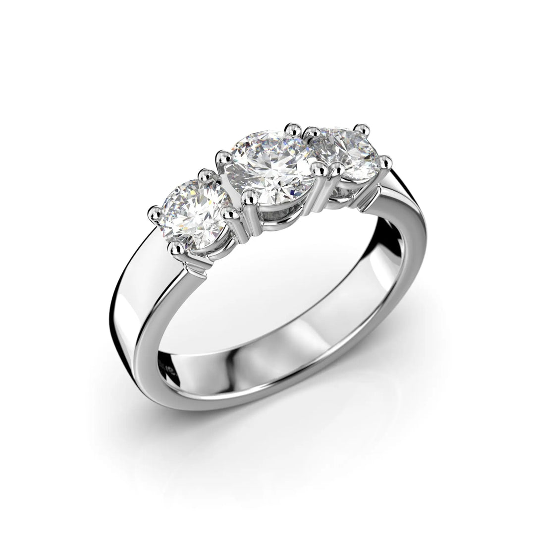 Festive Timanttisormus Trilogy Trend 1,00 ct