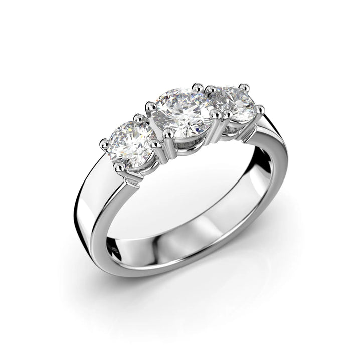 Festive Timanttisormus Trilogy Trend 1,00 ct