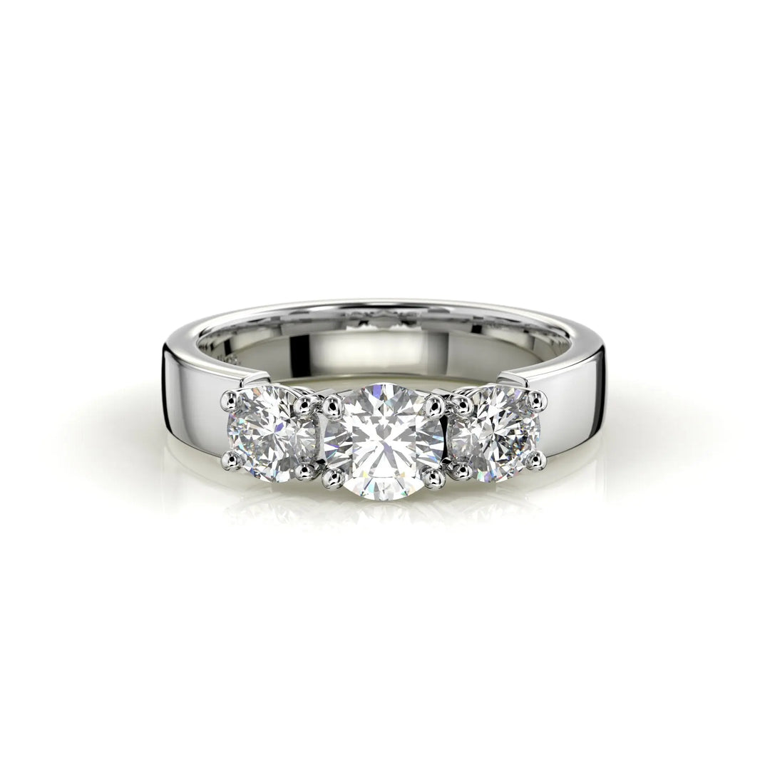 Festive Timanttisormus Trilogy Trend 1,00 ct