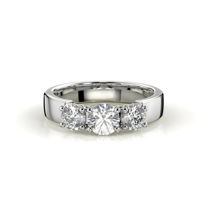 Festive Timanttisormus Trilogy Trend 1,00 ct