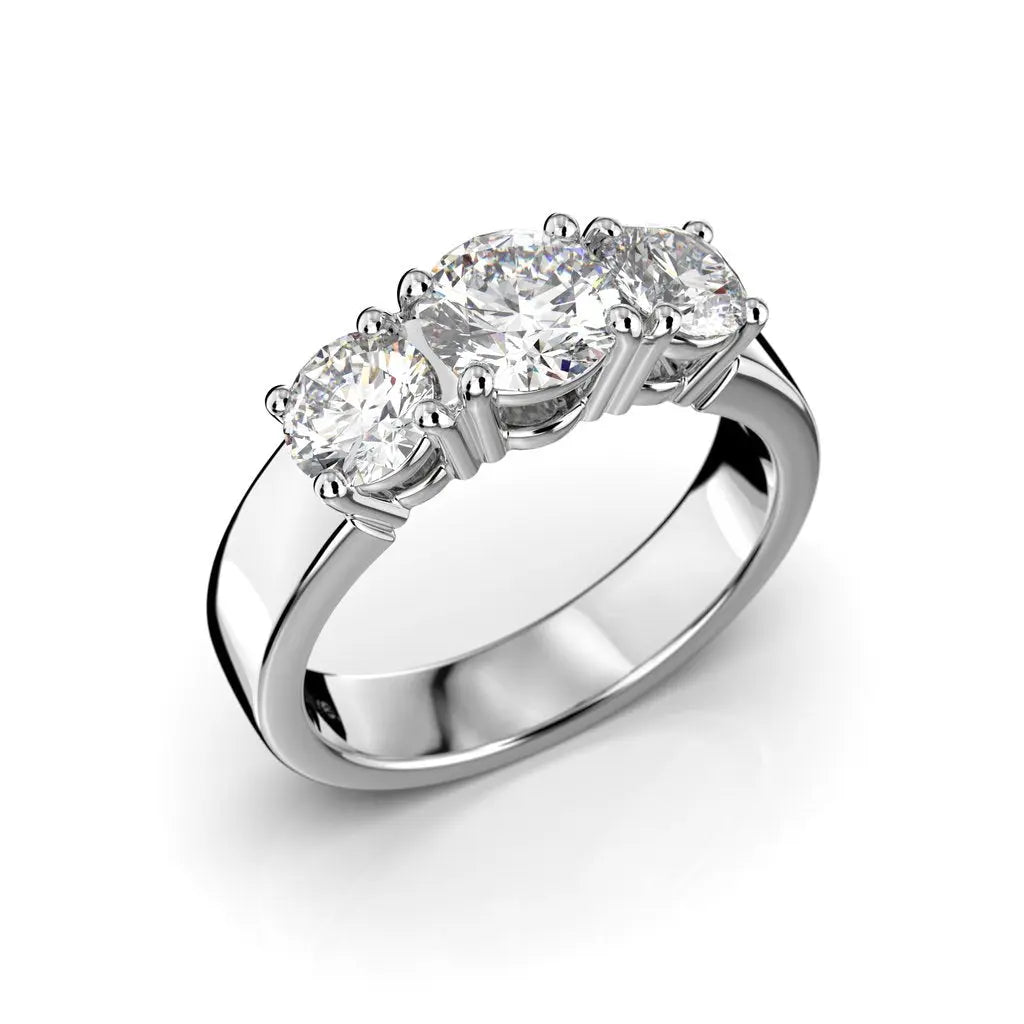 Festive Timanttisormus Trilogy Trend 1,50 ct