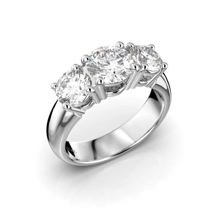 Festive Timanttisormus Trilogy Soft 2,00 ct