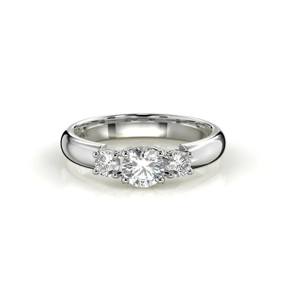Festive Timanttisormus Trilogy Soft 0,60 ct