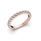 Festive Sophia timanttisormus 0,90 ct punakulta