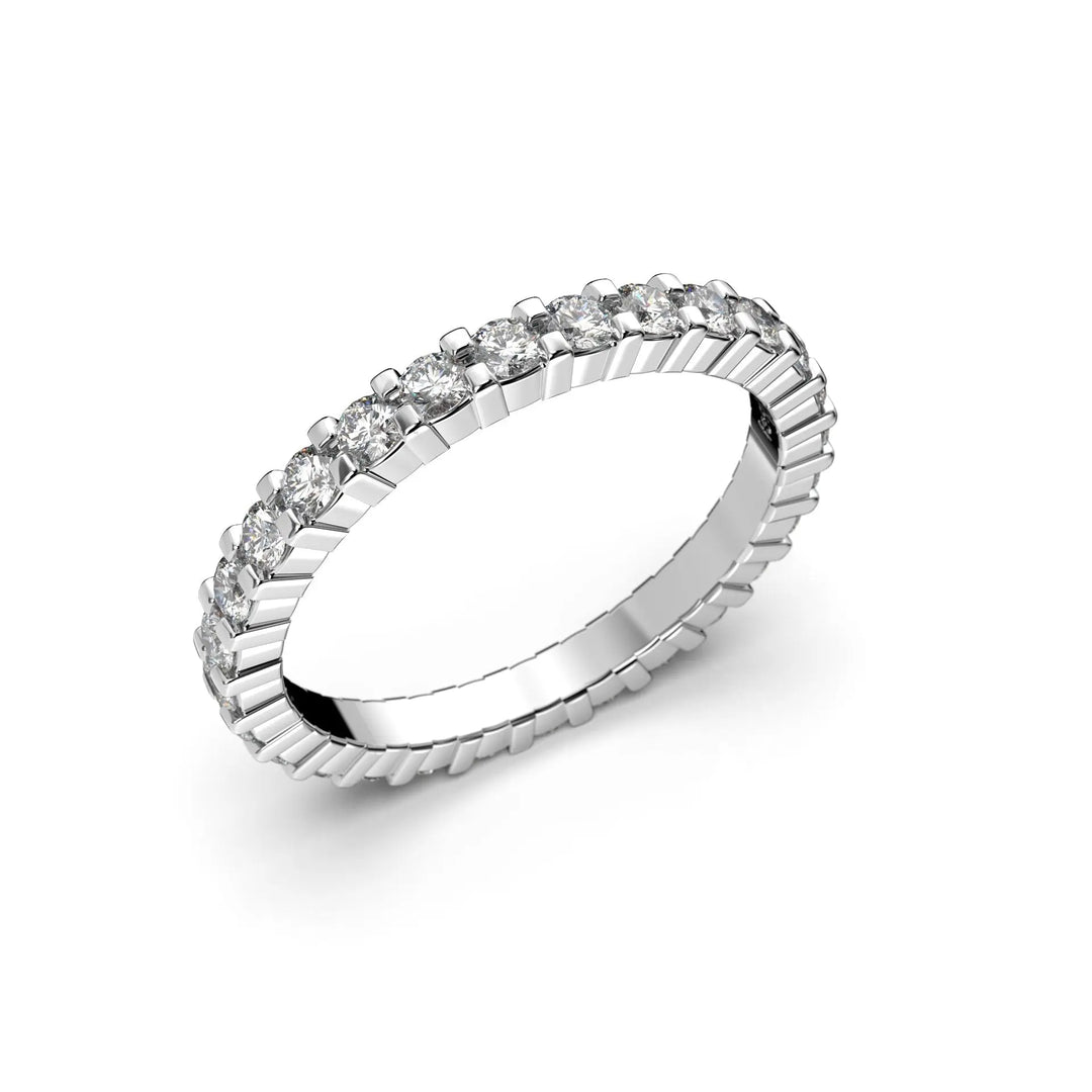 Festive Timanttisormus Sophia 0,90 ct Valkokulta