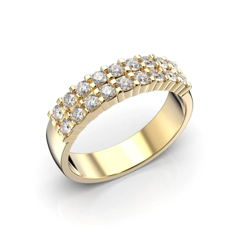 Festive Timanttisormus Sophia 0,54 ct Keltakulta