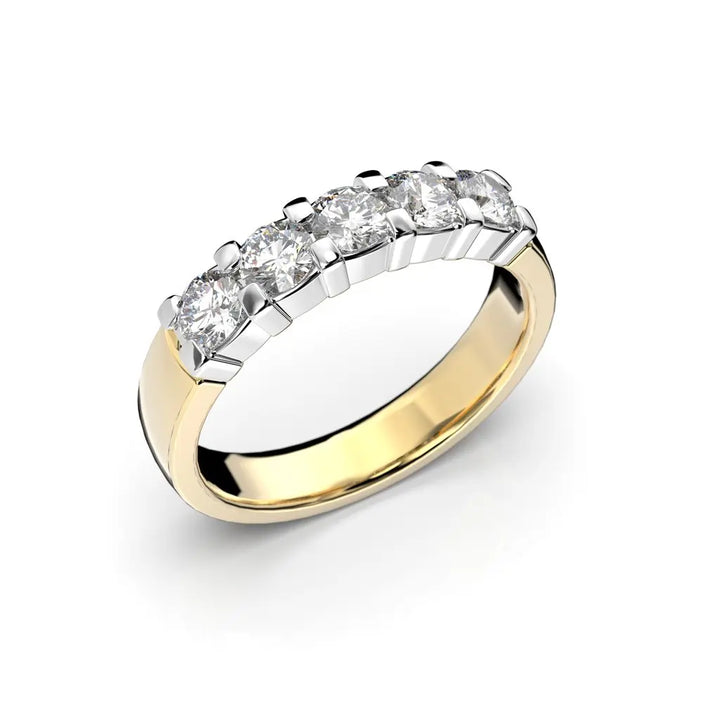 Festive Timanttisormus Sophia 0,75 ct Keltakulta
