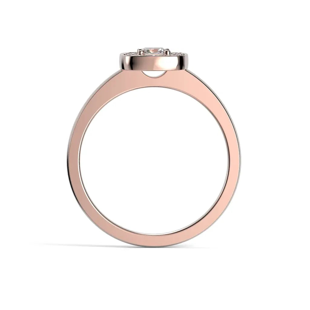 Festive Alicia Timanttisormus 0,33 ct punakulta