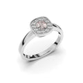 Festive Alicia timanttisormus 0,12 ct valkokulta