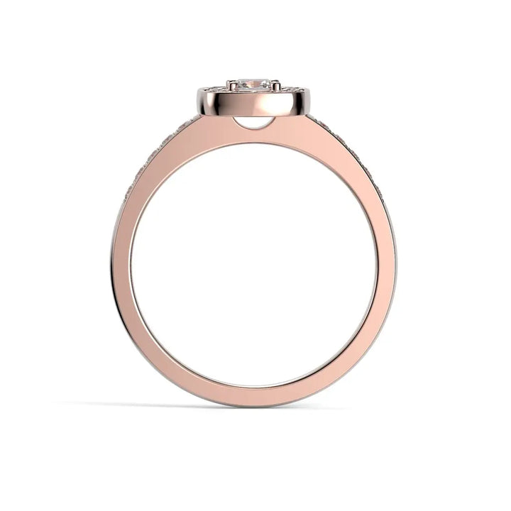 Festive Alicia Timanttisormus 0,43 ct punakulta