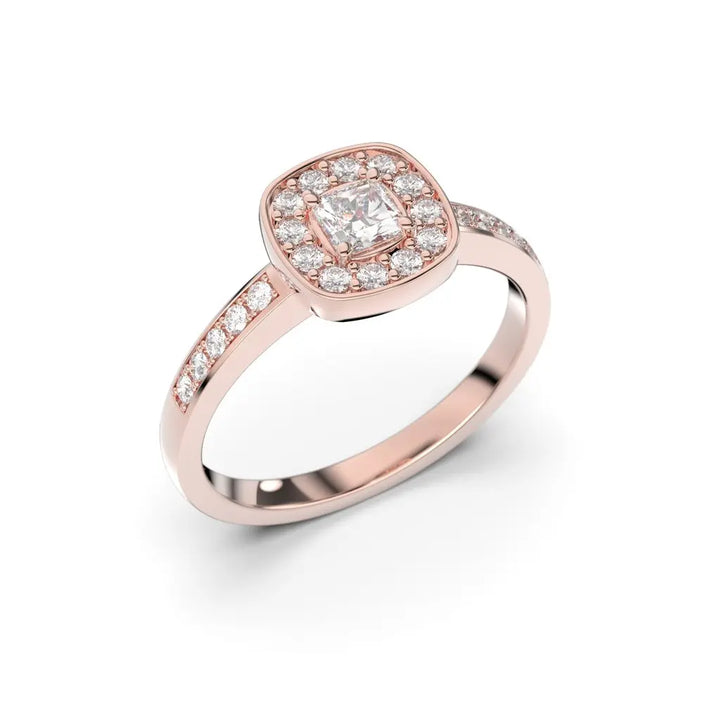Festive Alicia Timanttisormus 0,43 ct punakulta