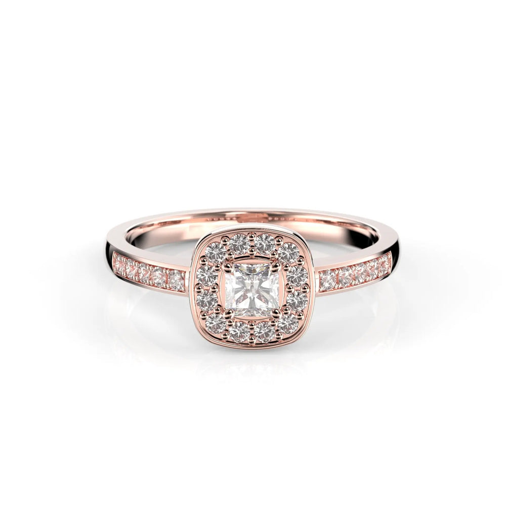 Festive Alicia Timanttisormus 0,43 ct punakulta