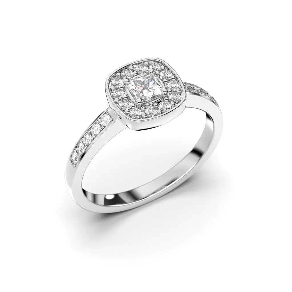 Festive Alicia Timanttisormus 0,43 ct valkokulta