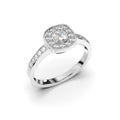 Festive Alicia timanttisormus 0,43 ct valkokulta