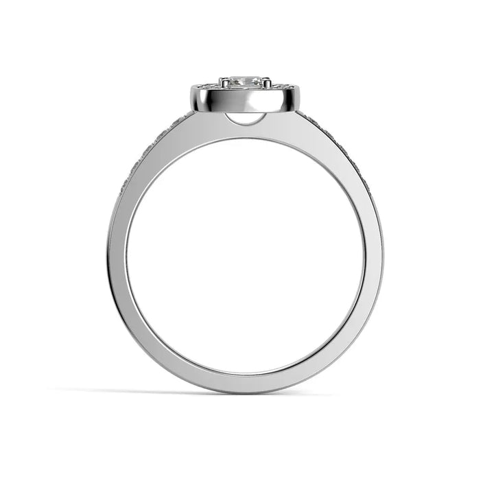 Festive Alicia Timanttisormus 0,43 ct valkokulta