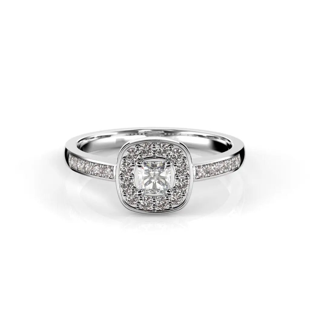 Festive Alicia Timanttisormus 0,43 ct valkokulta