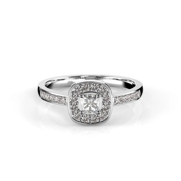 Festive Alicia Timanttisormus 0,43 ct valkokulta