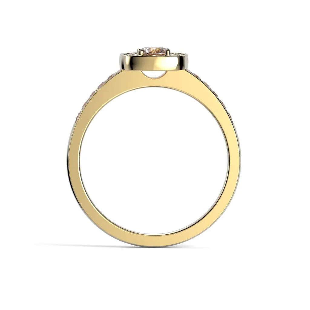 Festive Alicia Morganiitti timanttisormus 0,22 ct keltakulta