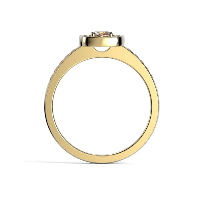 Festive Alicia Morganiitti timanttisormus 0,22 ct keltakulta
