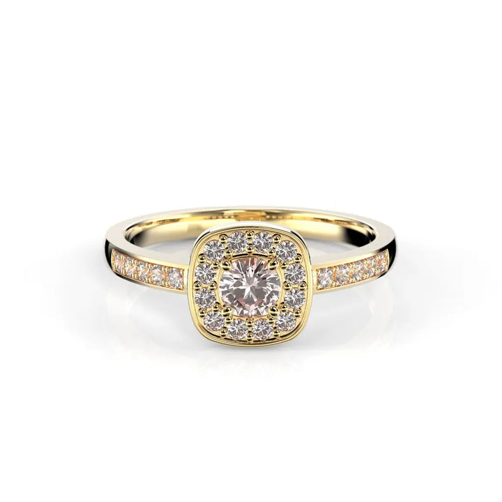 Festive Alicia Morganiitti timanttisormus 0,22 ct keltakulta
