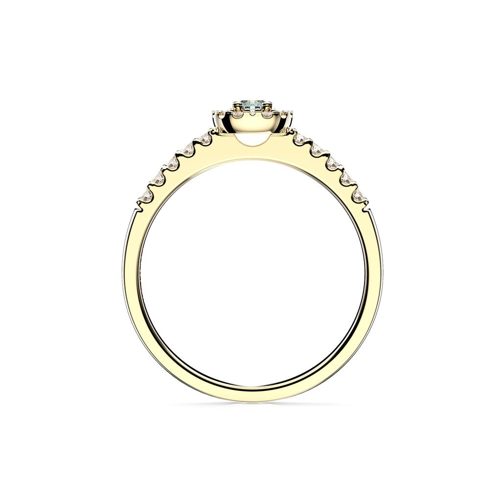 Festive Jasmin akvamariini-timanttisomus 0,18 ct
