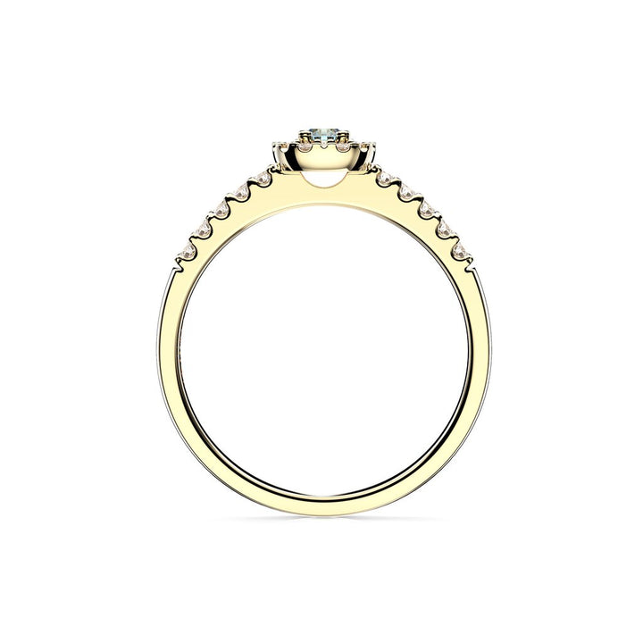 Festive Jasmin akvamariini-timanttisomus 0,18 ct