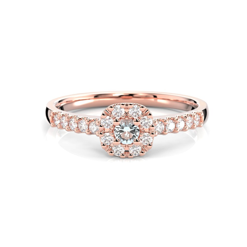 Festive Jasmin akvamariini-timanttisomus 0,18 ct