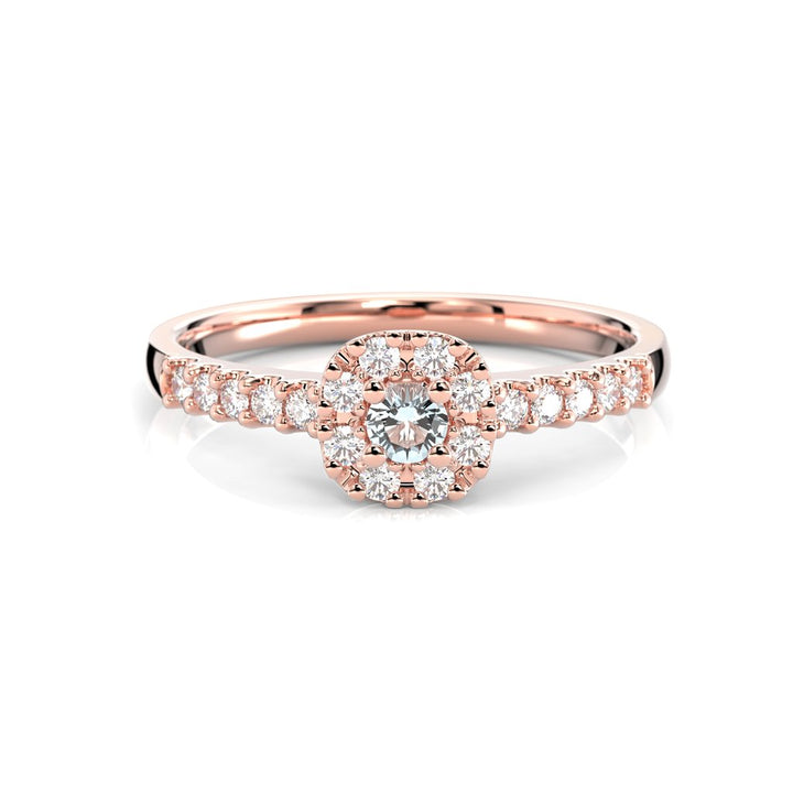 Festive Jasmin akvamariini-timanttisomus 0,18 ct