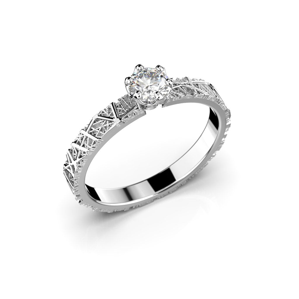 Festive Routa Ikirakka timanttisormus valkokulta 0,23 ct