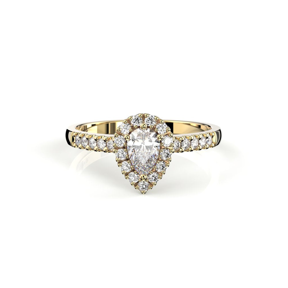 Festive Timanttisormus Penelope 0,53 ct Keltakulta