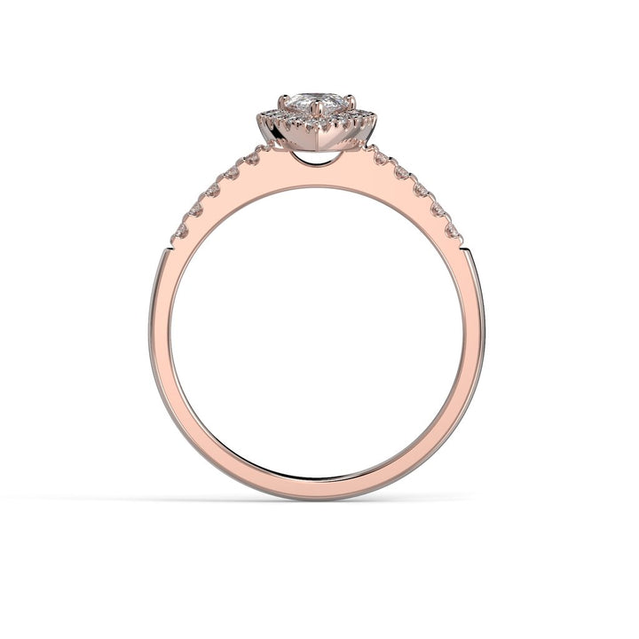 Festive Timanttisormus Penelope 0,53 ct Punakulta