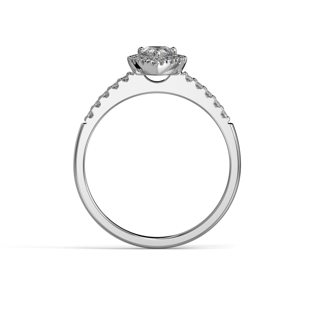 Festive Timanttisormus Penelope 0,53 ct Valkokulta