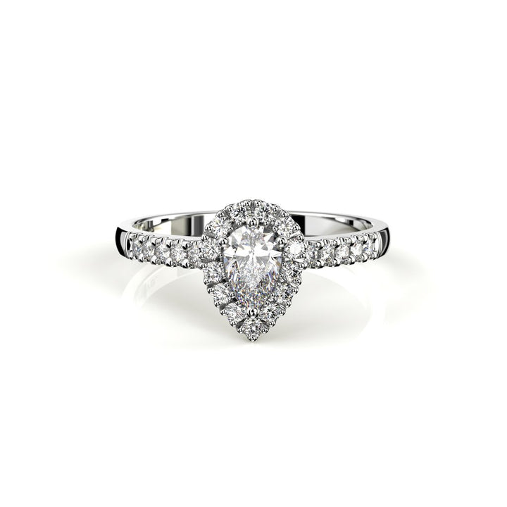 Festive Timanttisormus Penelope 0,53 ct Valkokulta